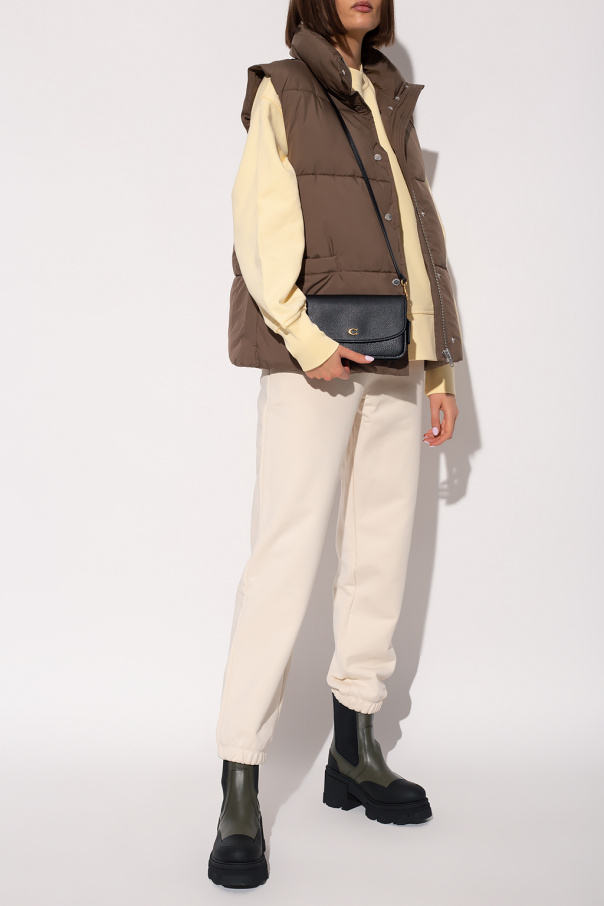 phipps dad topstitched blouson jacket - Biname-fmedShops Belize - Yellow  sweatshirt leather from GOTS cotton Samsøe Samsøe